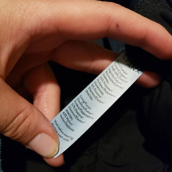 SPANX Blue Pull on Skinny Jeggings Pants Womens Size Large Jeans Stretch Classic - Picture 3 of 11